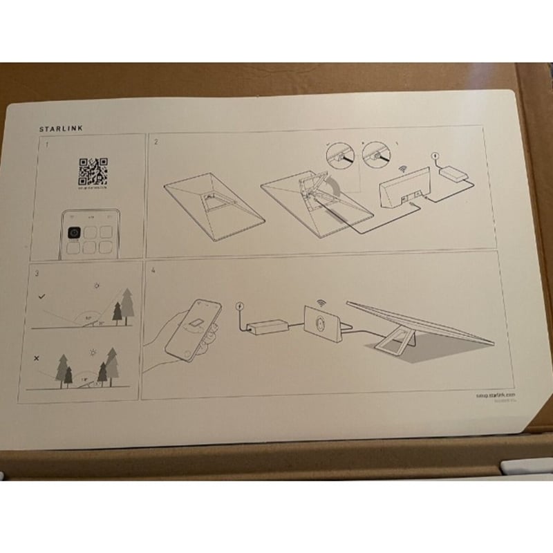 Starlink UTR-232 Space X AX Tri Band Wi-Fi System Standard Kit