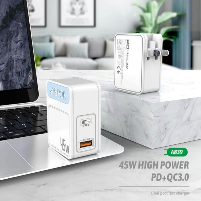 Aspor A839 45W Fast PD Charger