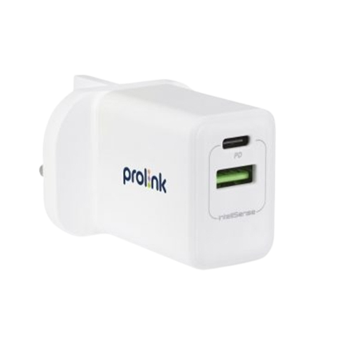 Prolink PTC21801 20W 2-Port PD Charger