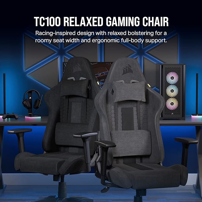 Corsair TC100 Fabric Black Gaming Chair