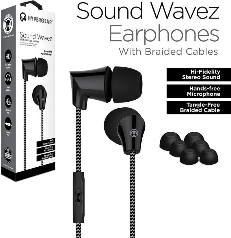 HyperGear Sound Wavez 3.5mm Earphones