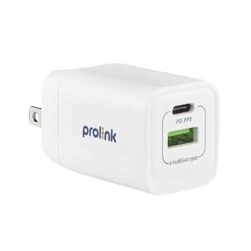 Prolink GT-23301 33W 2-Port Travel Wall Charger