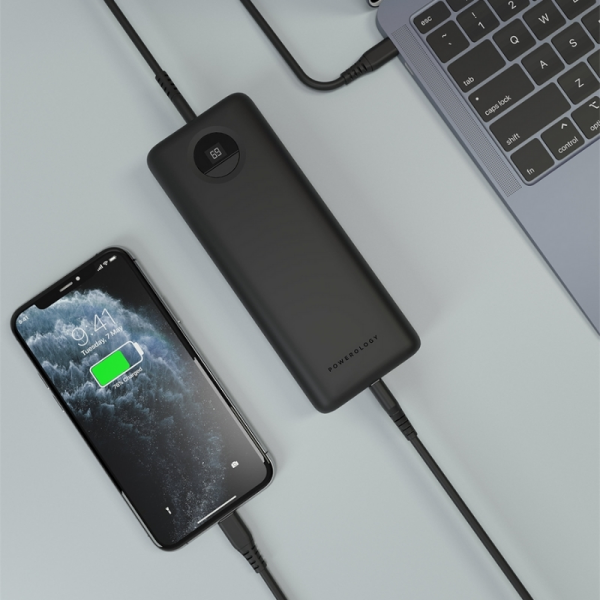 Powerology 20000mAh 30W PD Quick Charge Power Bank
