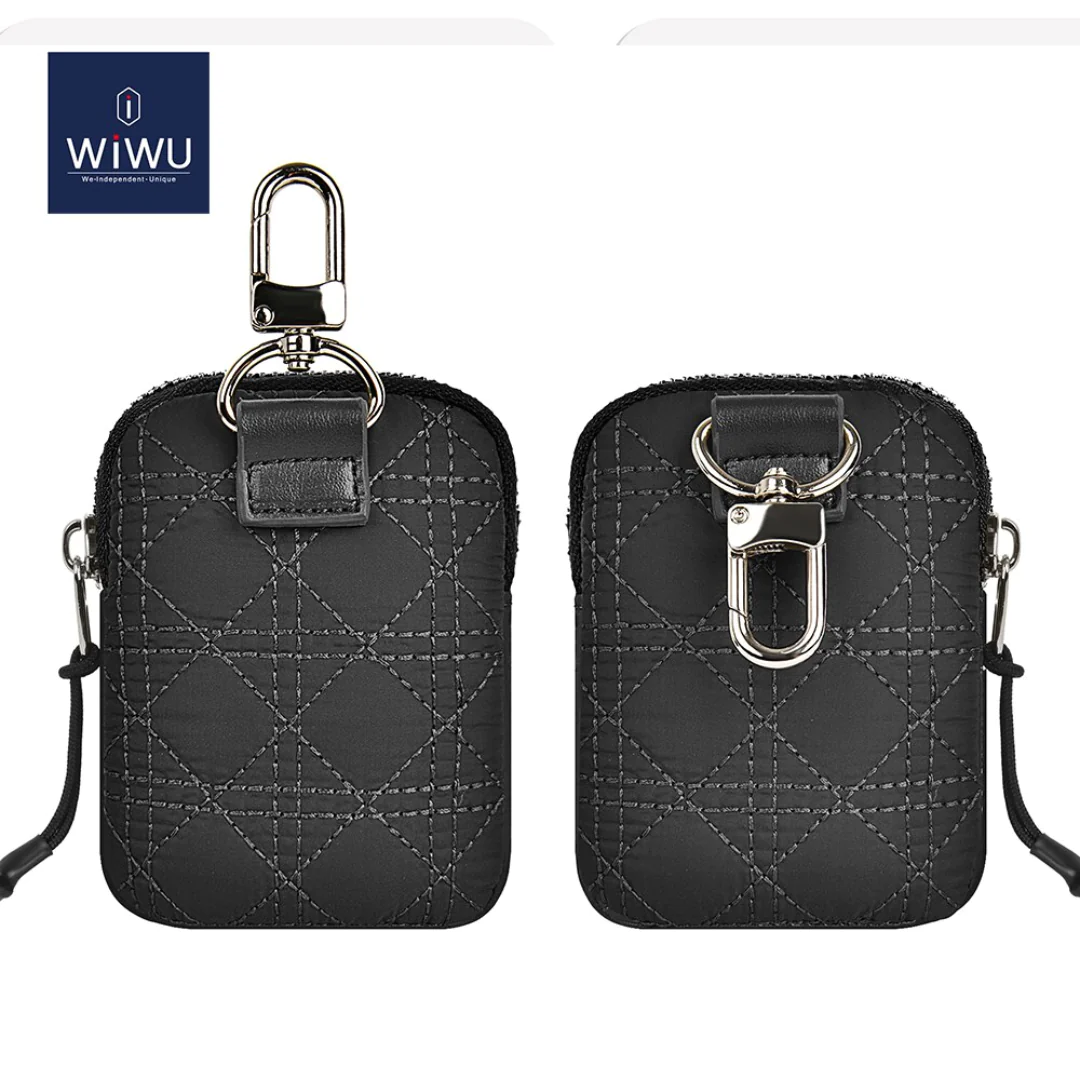 WiWU Q-Pouch Soft Nylon with Portable Hook Storage Bag