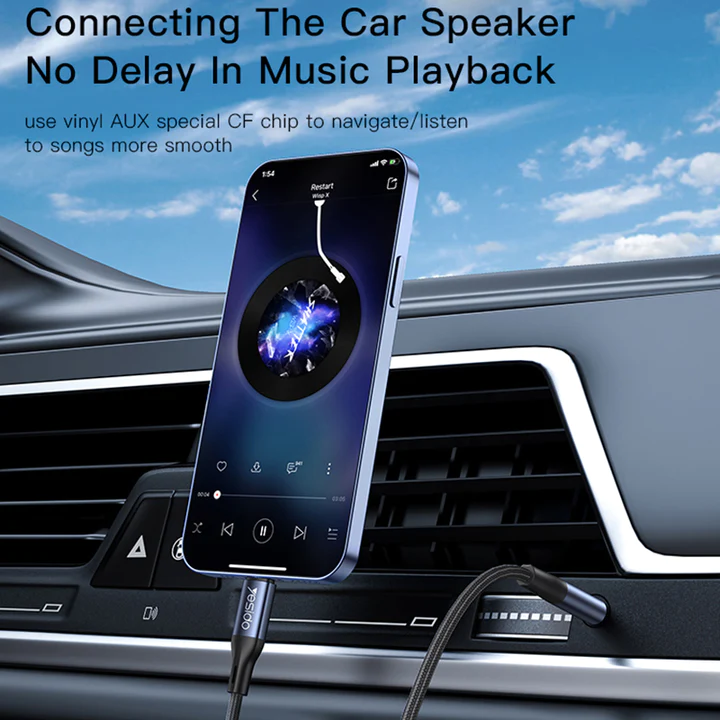 Yesido YAU40 Bluetooth 5.0 Wireless Aux Car Receiver