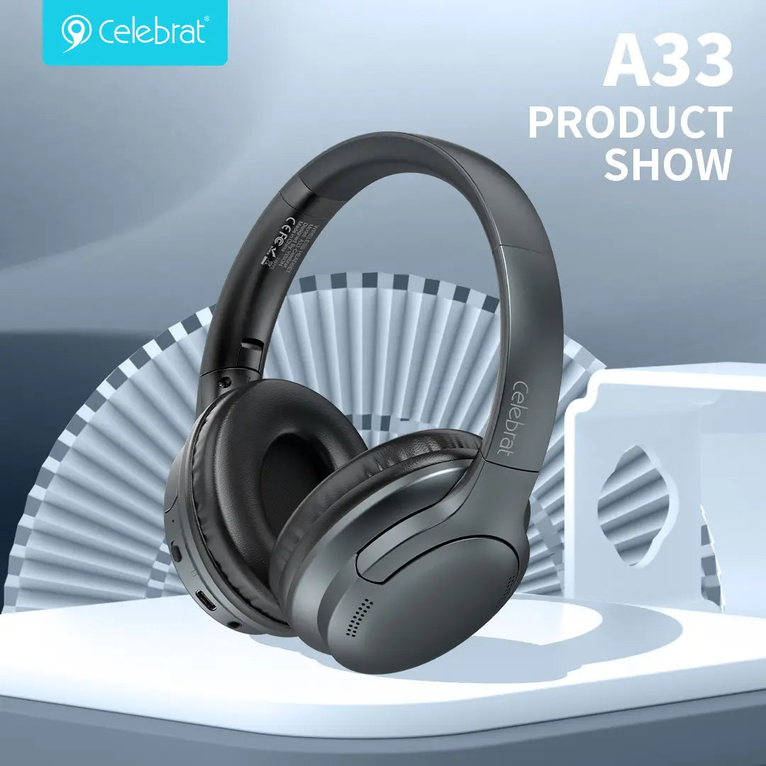 Celebrat A33 ANC Noise Reduction Bluetooth Headphone