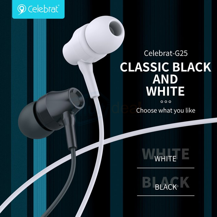 Celebrat G25 Stereo Earphones