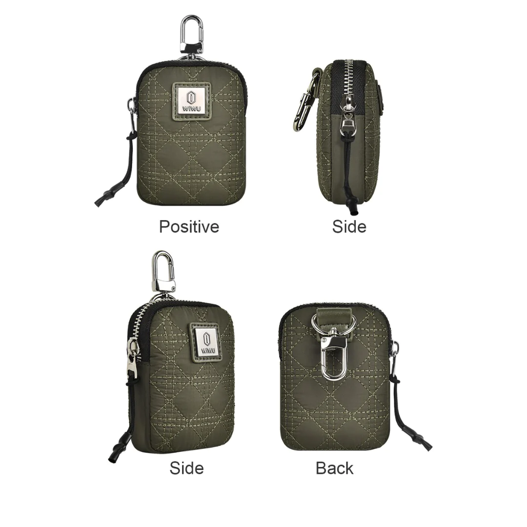 WiWU Q-Pouch Soft Nylon with Portable Hook Storage Bag