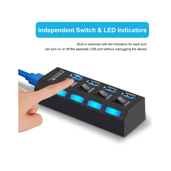 Hi-Speed USB 3.0 4 Port Hub