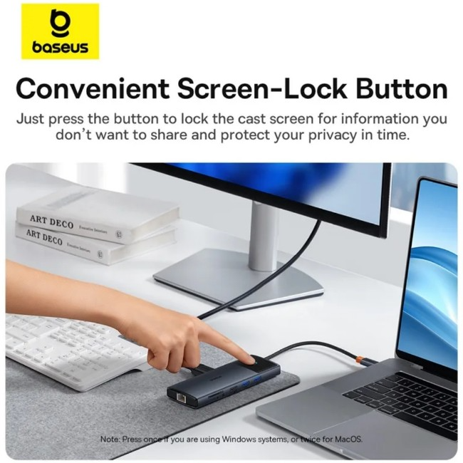 Baseus Metal Gleam Series ll 10-in-1 USB-C Hub Adapter