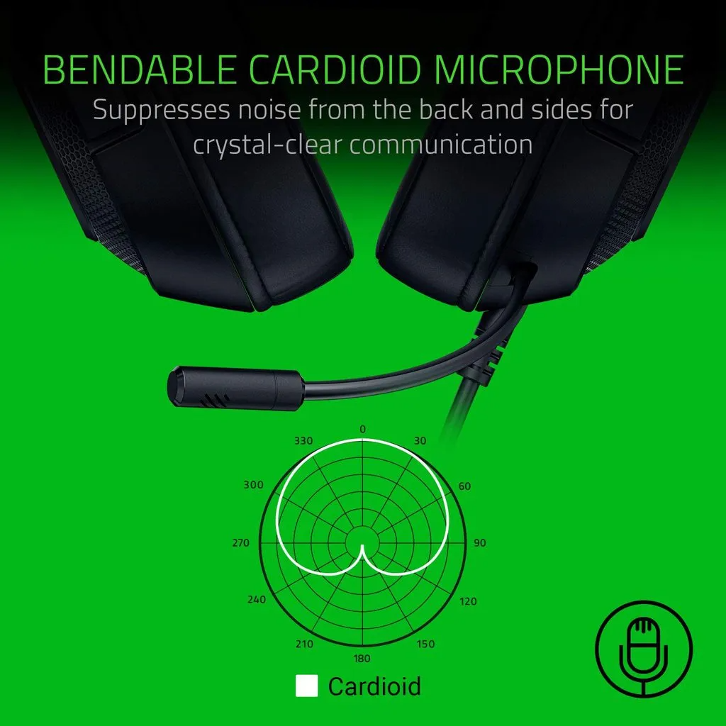 Razer Kraken X Essential Wired Gaming Headset