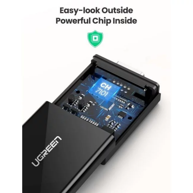 UGREEN 40248 HDMI To VGA With Audio Converter