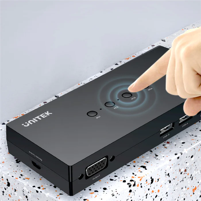 GREEN 50280 4-in-1 VGA KVM Switch Box