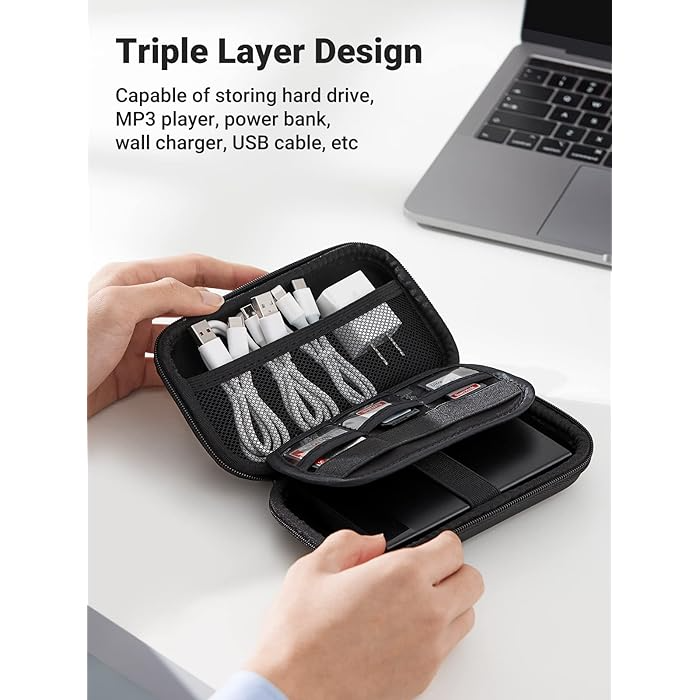 UGREEN 50274 External Hard Drive and Accessories Storage Bag