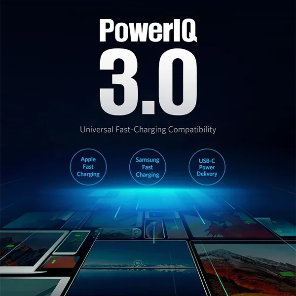 Anker PowerPort Atom III 2-Port 3 Pin Wall Charger