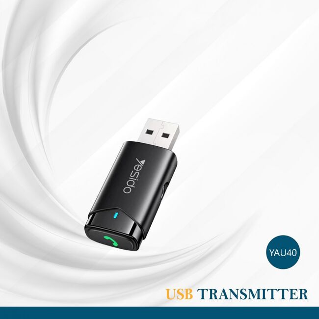 Yesido YAU40 Bluetooth 5.0 Wireless Aux Car Receiver