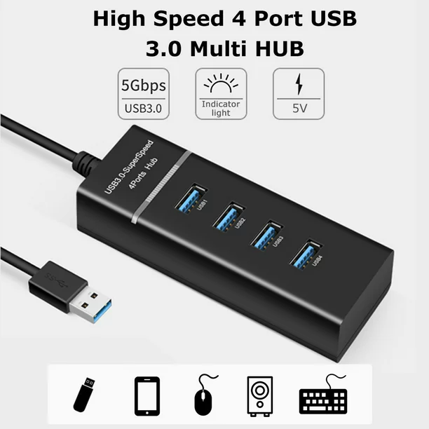 USB 3.0 4 ports High Speed Multi Hub