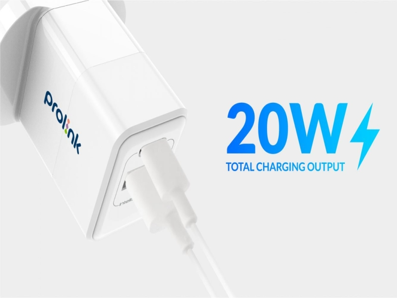 Prolink PTC21801 20W 2-Port PD Charger