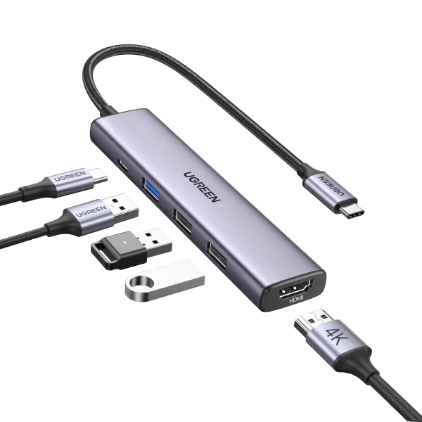 UGREEN 15495 5-in-1 USB-C Multifunction Adapter