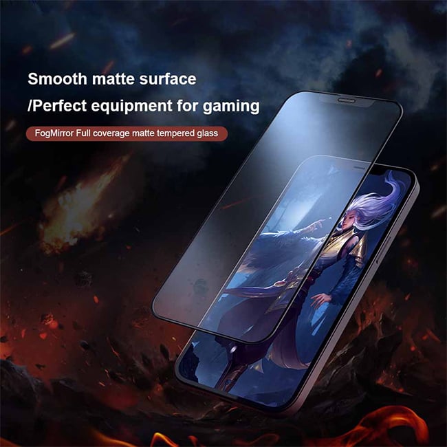 Nillkin FogMirror Full Coverage Matte Tempered Glass for iPhone 12 Pro