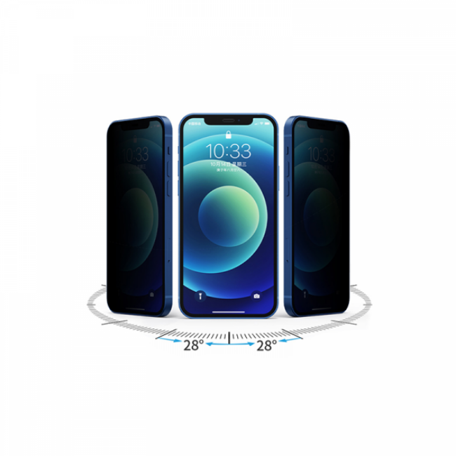 WiWU iPrivacy iPhone 13 Pro Max HD Anti-Peep Tempered Glass