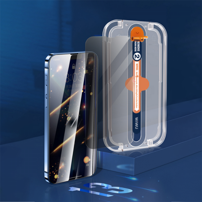 WiWU iPrivacy iPhone 13 Pro Max HD Anti-Peep Tempered Glass