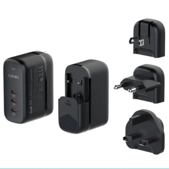 LDNIO Q367 65W 3 Port Type-C Charger