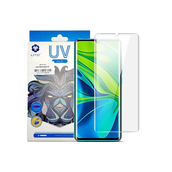 LITO UV Liquid Full Glue Tempered Glass Screen Protector for Xiaomi Mi Note 10 Lite