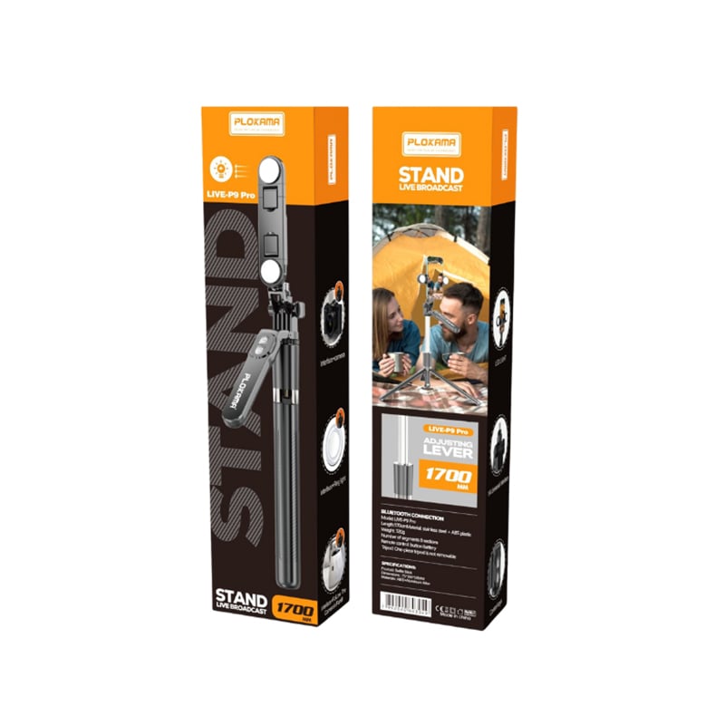 Plokama Live-P9 Pro 2 LED Live Broadcast Stand