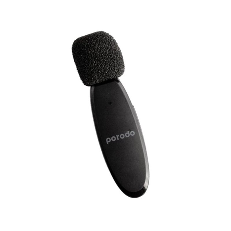 Porodo Dual Connector Lavalier Microphone Dual Mic