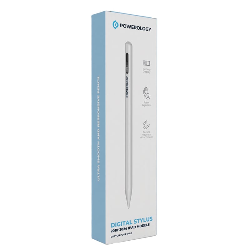 Powerology Digital Stylus Pen for 2018-2024 iPad Models