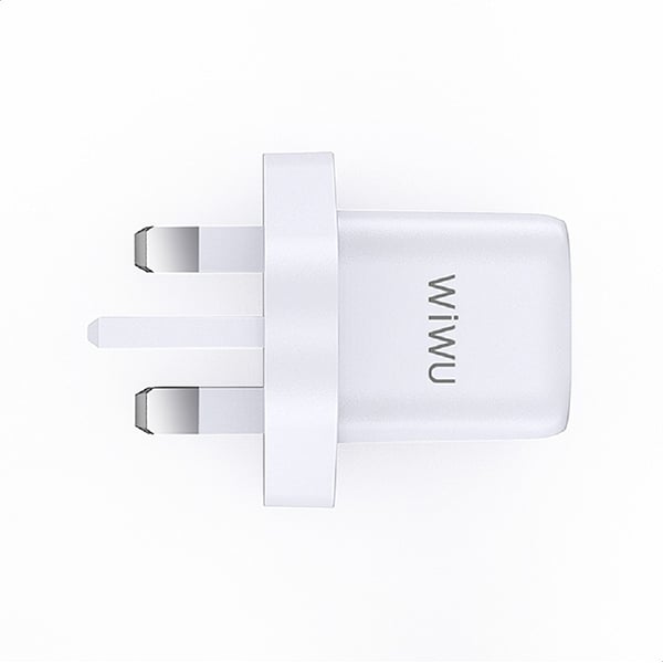 Wiwu 33W Gan Fast Charger USB-C + QC3.0 Power Adapter