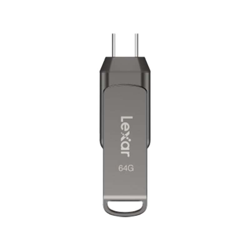 Lexar JumpDrive Dual Drive D400 64GB USB 3.1 Type-C Flash Drive