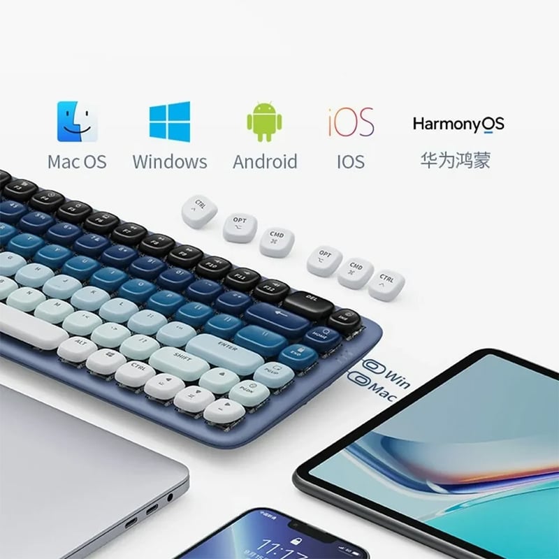Ugreen 90755 KU101 FUN+ Bluetooth/USB-C Wireless Mechanical Keyboard with Backlight