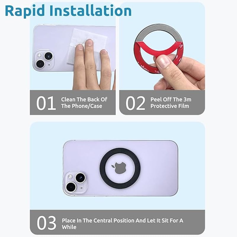 ATB Thin Magnetic Patch Magsafe Ring