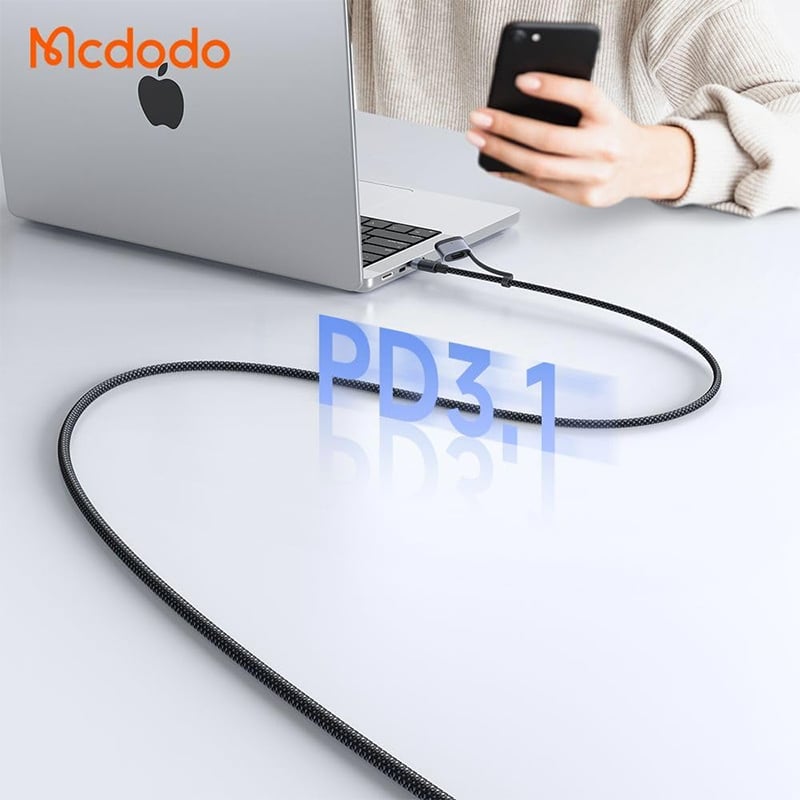 Mcdodo CA-014 240W/140W USB-C to USB-C & MagSafe 3 Cable