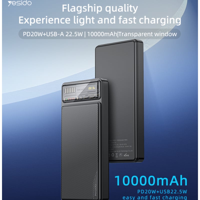 Yesido YP53 10000mAh 20W Power Bank