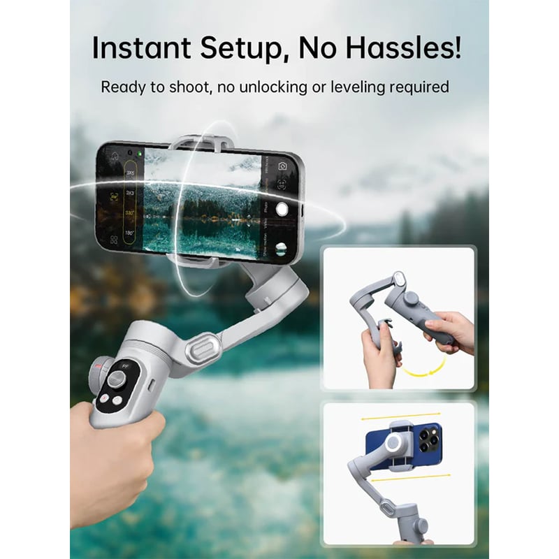 AOCHUAN Smart X Pro 3-Axis Smartphone Gimbal Stabilizer