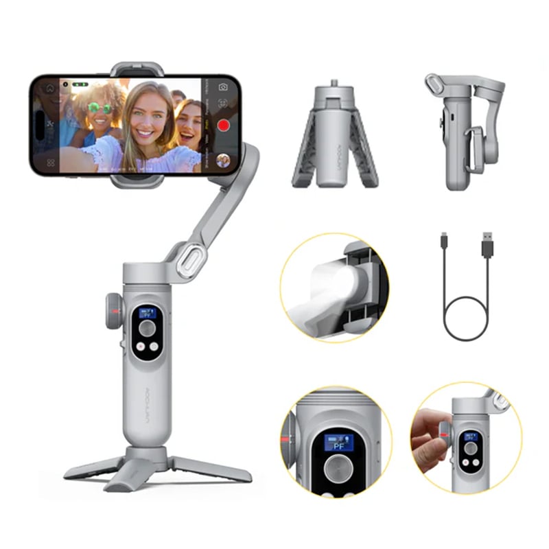 AOCHUAN Smart X Pro 3-Axis Smartphone Gimbal Stabilizer
