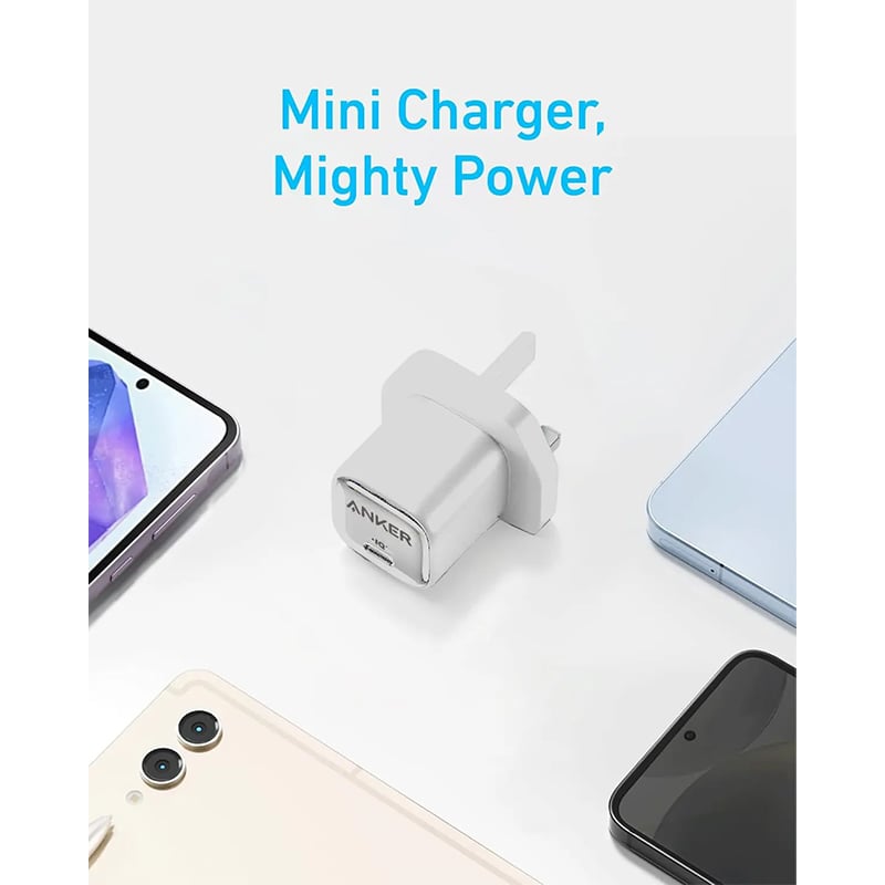 Anker A2656 25W Compact UK 3 Pin USB-C Charger