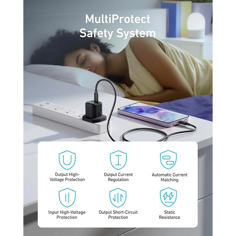 Anker A2656 25W Compact UK 3 Pin USB-C Charger