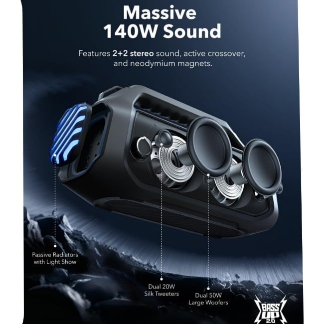 Anker Soundcore Boom 2 Plus Waterproof Outdoor Speaker