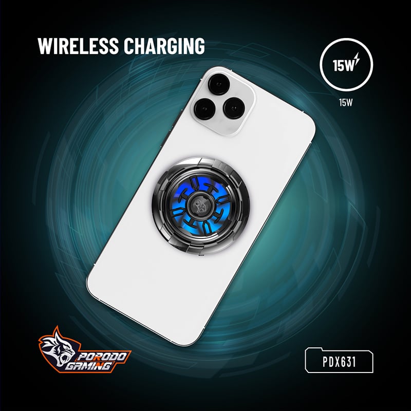 Porodo PDX631 Freezing Semiconductor Mobile Gaming Phone Cooler with Magsafe Charging