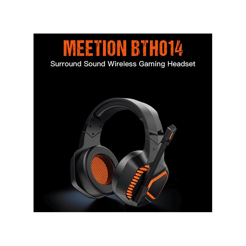 Meetion BTH014 Wired + 2.4G + Bluetooth Gaming Headphones