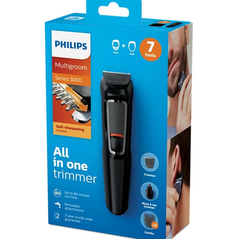 Philips Series 3000 MG3720/33 7 in 1 Multigroom Trimmer