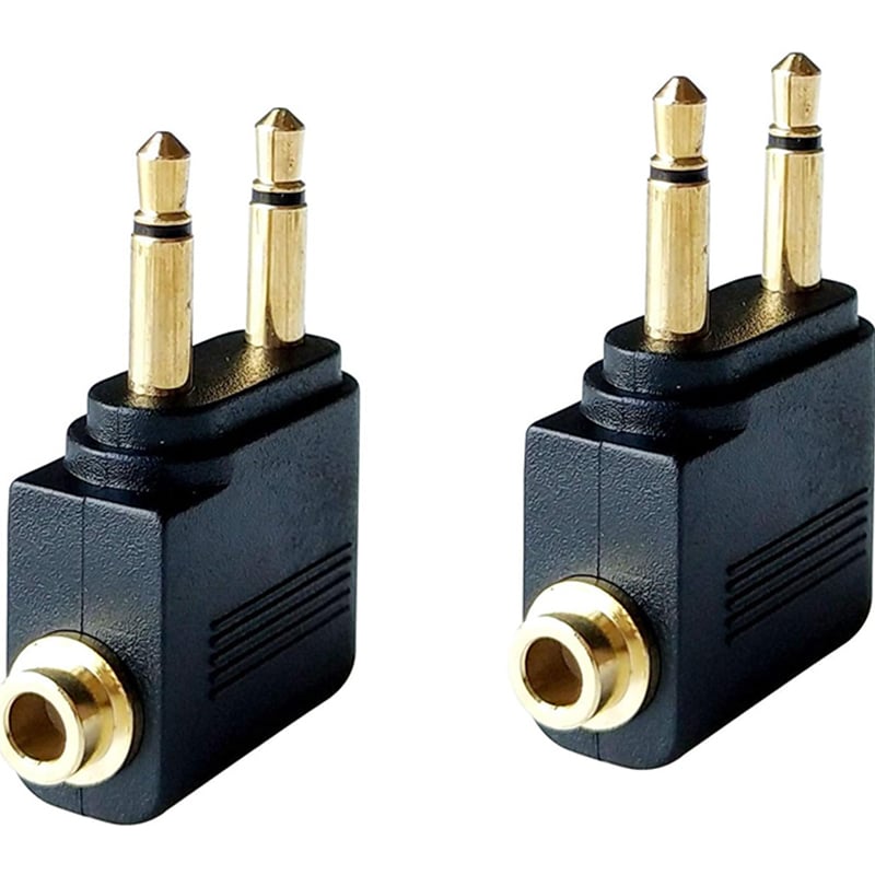 CYBE Dual 3.5mm Male to 3.5mm Female AirPlane Headphone Adapter
