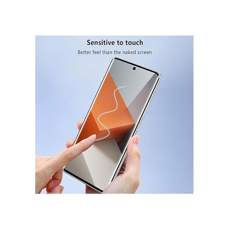 LITO 3D Full Glue Tempered Glass Screen Protector for Redmi Note 13 Pro Plus