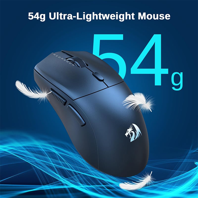 Redragon Neva Pro M815 Ultra Light Tri-Mode Wireless Gaming Mouse