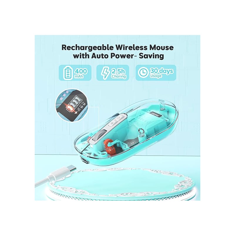 Meetion BTM005 2.4G &amp; Bluetooth Dual Mode Transparent Wireless Mouse