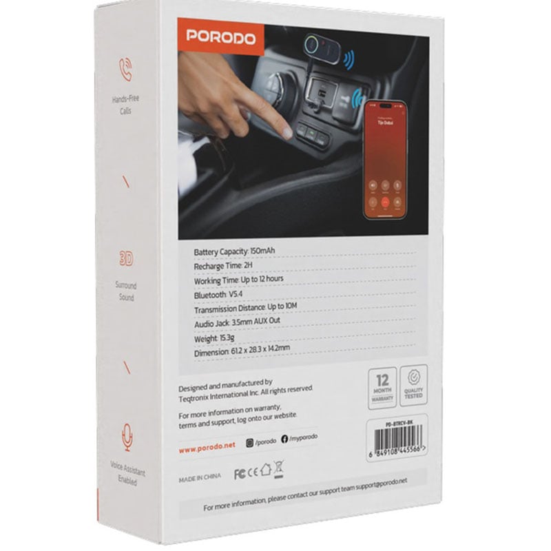 Porodo Wired to Wireless Bluetooth Audio Transmitter